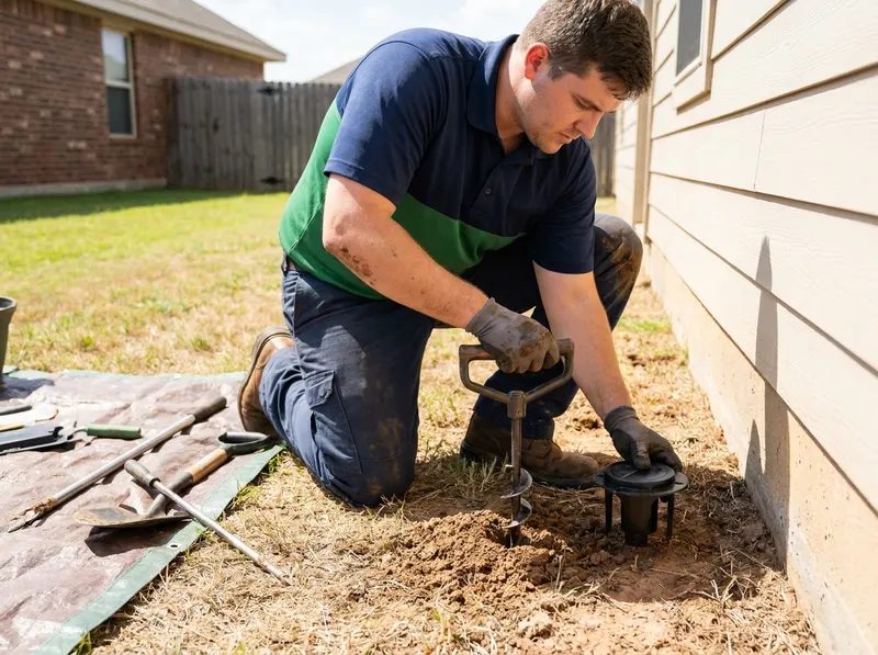 Termite Bait Station Installation & Monitoring in Lubbock, LA